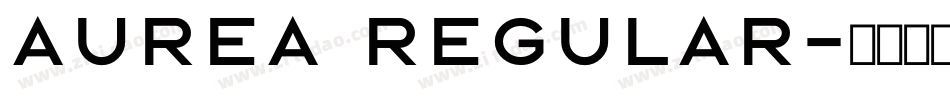 Aurea Regular字体转换